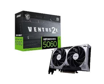 MSI RTX5060 8G VENTUS 2X OC 8GB Nvidia RTX5060 GDDR7 128bit HDMI 3xDP 16x Ekran Kartı