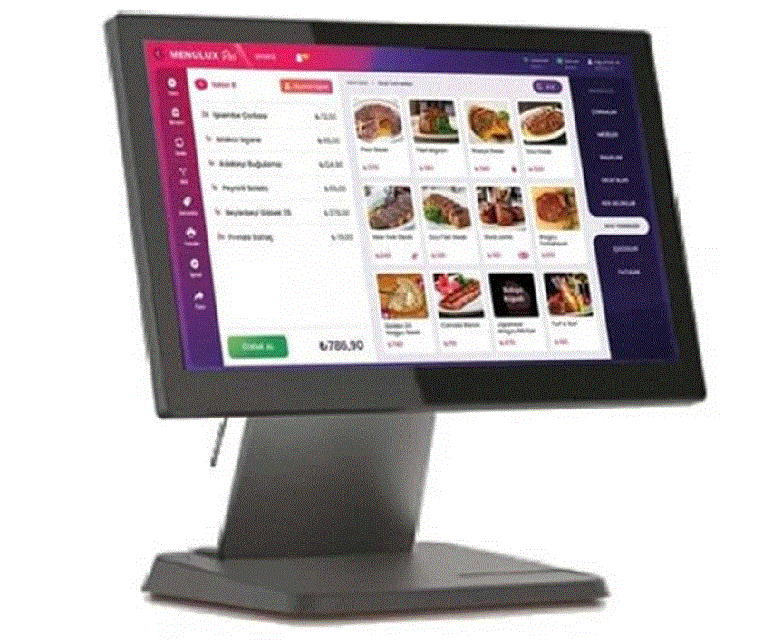 PERKON P-SHOP I185 İ5 7.NESİL 8GB 128GB SSD 18,5" Multi Dokunmatik 11,6 " Müşteri Gör Ekranı Pos Pc + Wifi