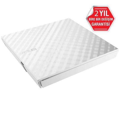 ASUS SDRW-08D2S-U LITE 8x USB 2.0 Harici Beyaz Slim DVD-RW