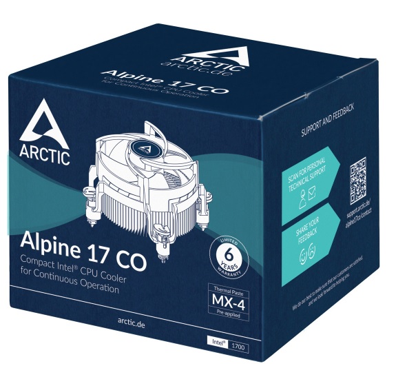 ARCTIC Alpine AR-ACALP00041A 1150/1151/1155/1156/1700 92 mm İşlemci Soğutucu