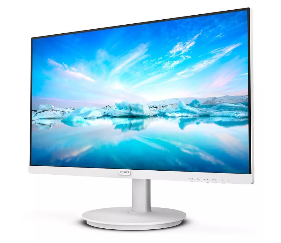PHILIPS 271V8AW VLine 27" LED IPS 4ms 75Hz 1920x1080 FullHD VGA HDMI Multimedya (VESA) Beyaz Monitör