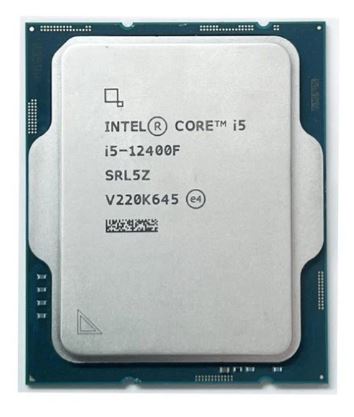 INTEL (12.Nesil) Alder Lake i5-12400F 2.50GHz ~ 4.40GHz 18MB 1700P İşlemci Tray (Fansız)