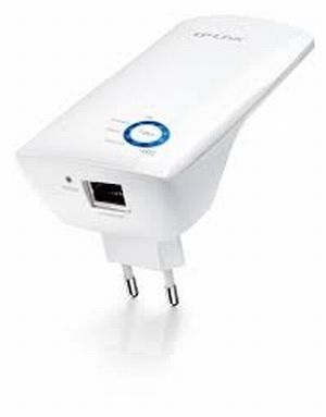TP-LINK TL-WA850RE 1xMbit port 300 Mbps 2 Anten Priz Tipi Wi-Fi Menzil Genişletici