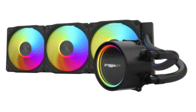 FSP AE36-B 1851 1700 1200 AM4 AM5 360 MM ARGB Siyah Sıvı Soğutma Kiti (TDP 300W) ürün görseli