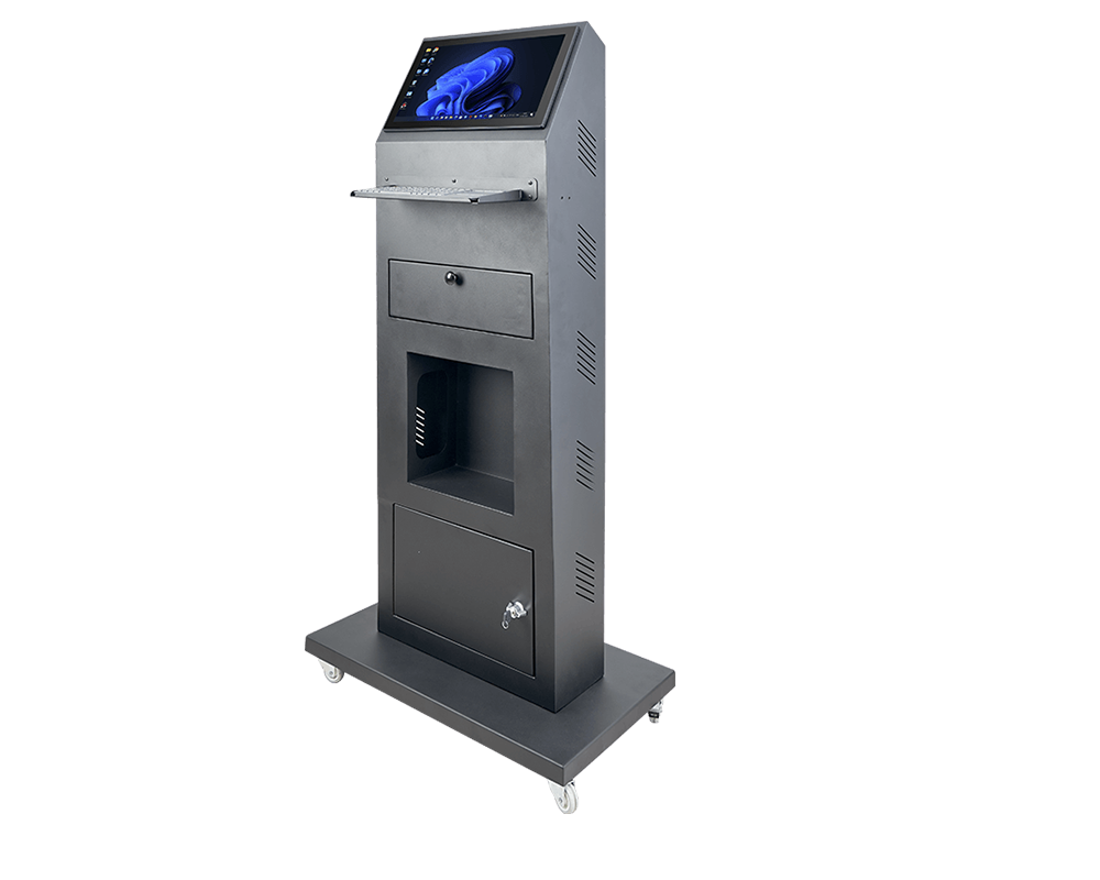 QUANMAX İ5 6200U 8GB DDR4 256GB NVMe SSD 18,5" Multi Dokunmatik Wi-Fİ Çekmeceli Endüstriyel Kiosk PC