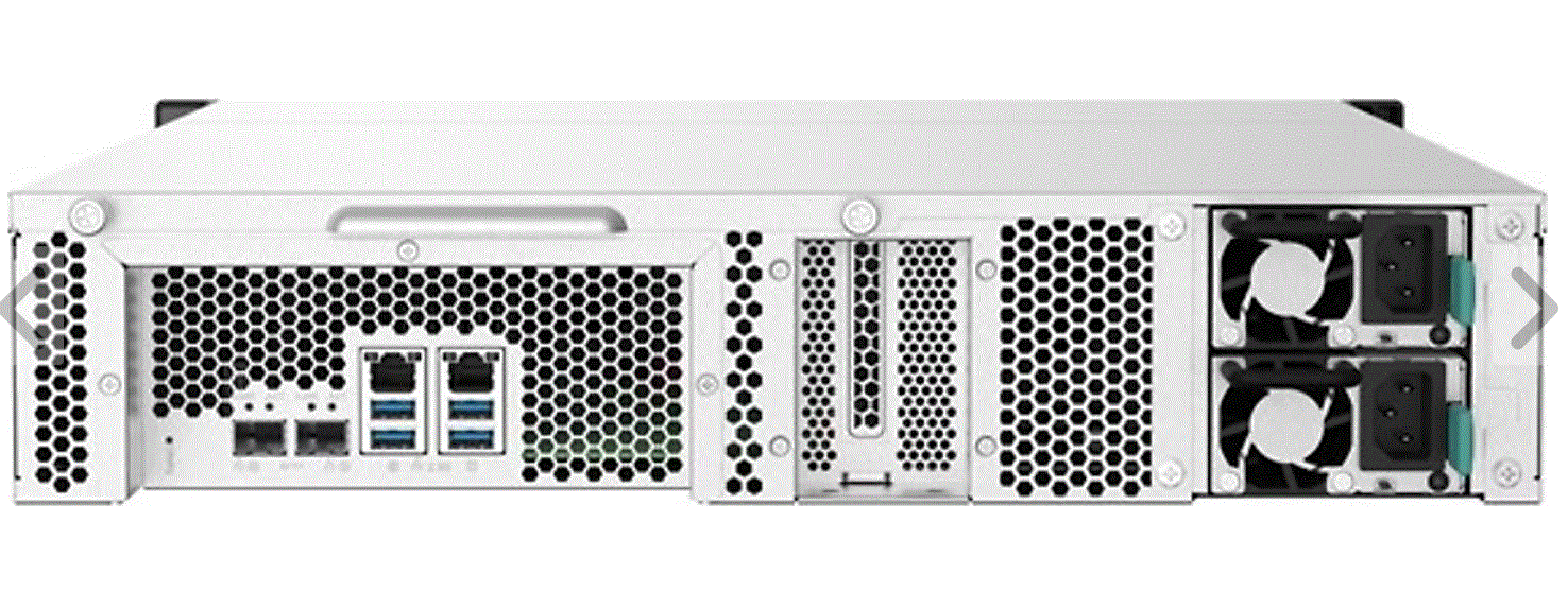QNAP TS-832PXU-RP 4GB 8x3.5" Disk Yuvalı Rack NAS Server