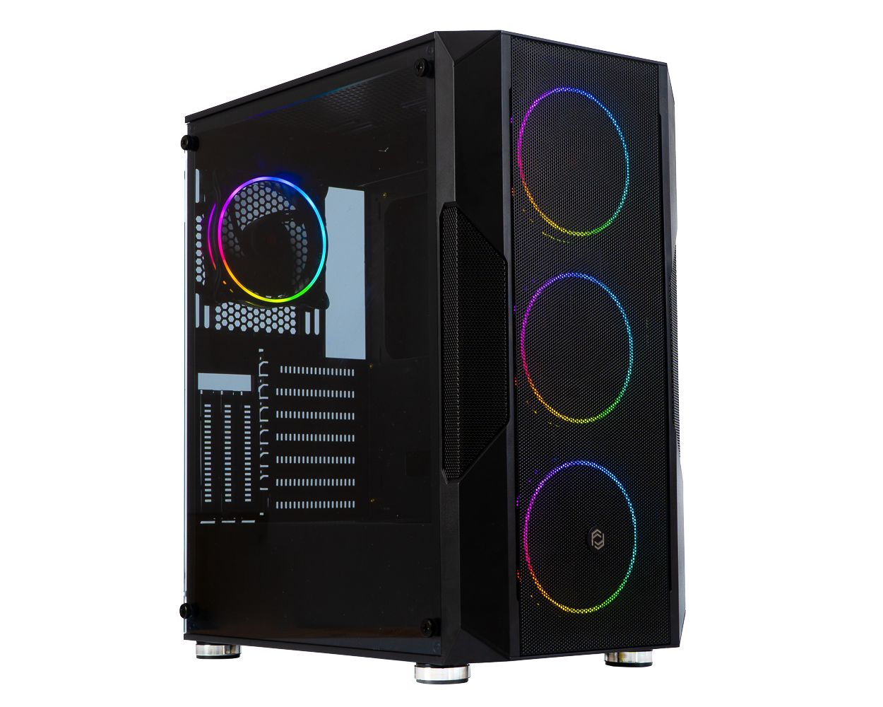 FRISBY FC-9435G 750W 80+ Bronze Siyah Dual-Ring RGB Fan Mid Tower ATX Kasa