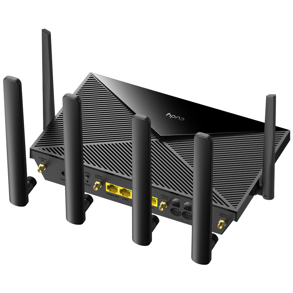 CUDY LT700_EU 4 Port 10/100/1000Mbps AC1200 6 Anten Masaüstü 4G Router