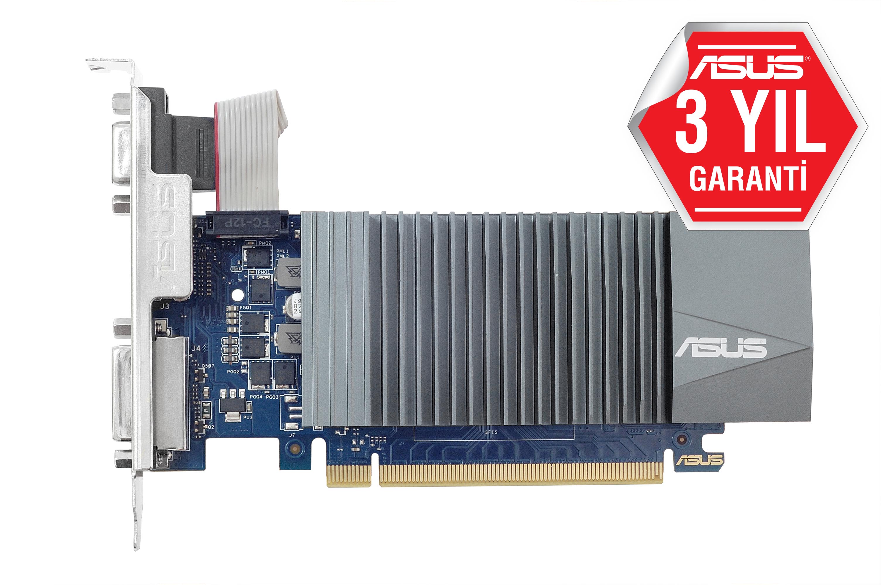 ASUS GT710-SL-2GD5-BRK-EVO 2GB Geforce GT710 GDDR5 64bit HDMI DVI VGA 16x Ekran Kartı