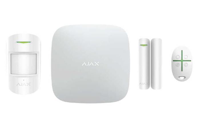 AJAX StarterKit Cam Plus Kablosuz Alarm Seti BEYAZ