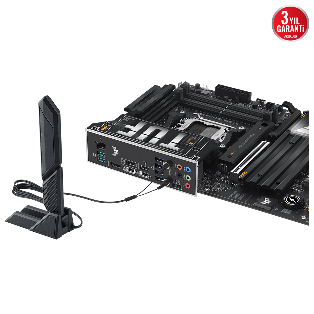 ASUS TUF GAMING X870-PLUS WIFI X870 DDR5 (Vga Yok) GLan 2.5G ATX HD DP WIFI7 BT RGB M2 AM5 AMD Anakart