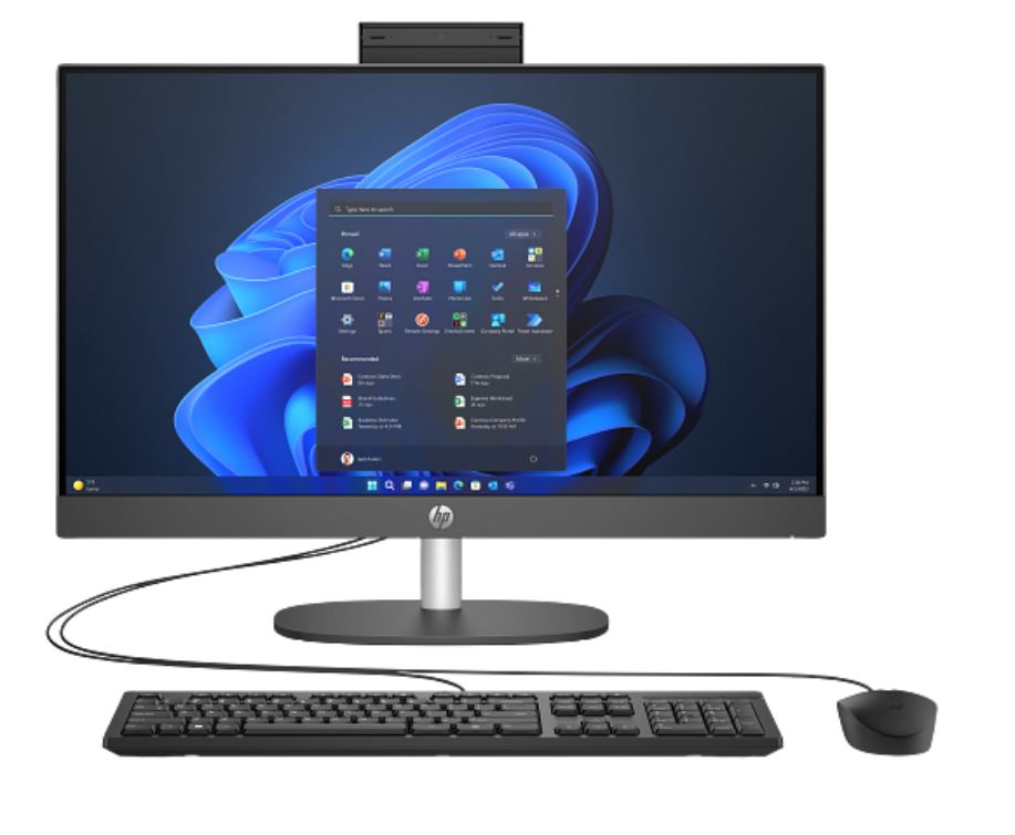 HP ProOne 240 G10 D1GD0ET Ultra 5 125U 16GB 512GB SSD O/B Intel UHD 23.8" Siyah DOS All in One PC