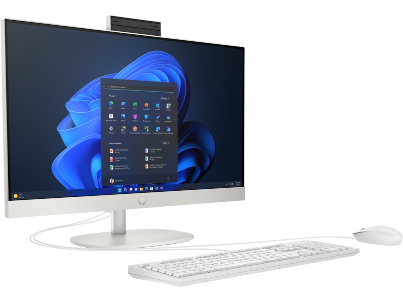 HP ProOne 240 G10 A1JZ0ES i5-1335U 16GB 512GB SSD O/B Iris Xe 23.8" Beyaz DOS All in One PC