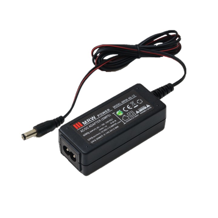 MERVESAN MRW-4012 12V 3 Amper Plastik Adaptör