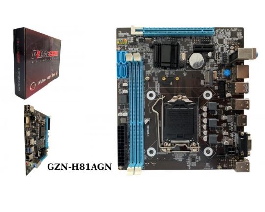 PRIMECOM TG-H81G573 H81 DDR3 Vga Lan mATX M2 HDMI 6*USB PC-EX1 1150p Anakart Kutusuz