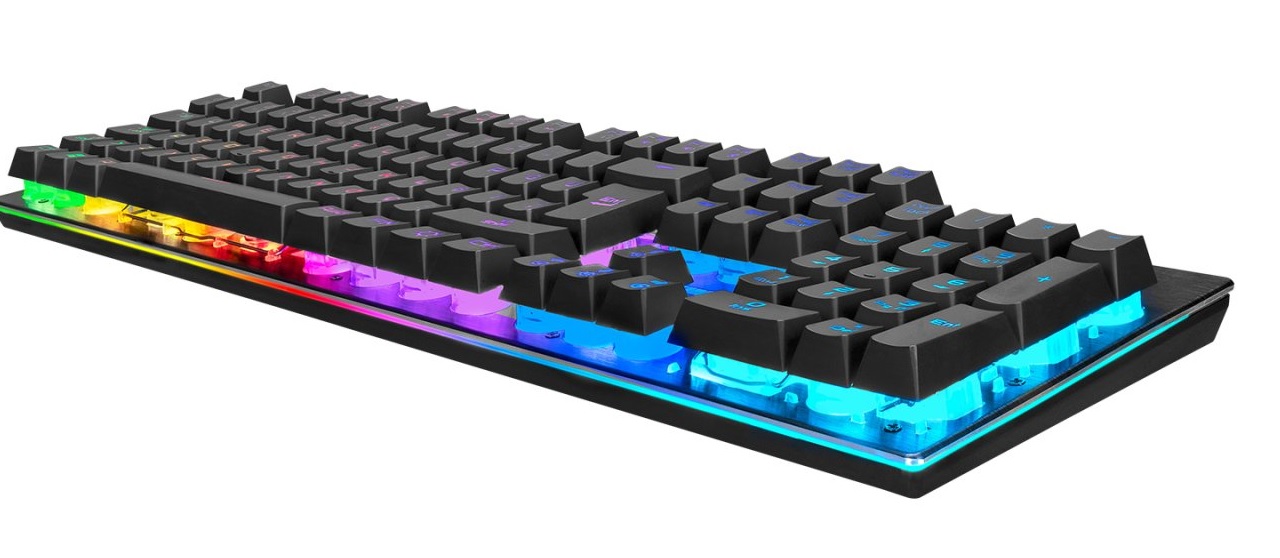 GAMEBOOSTER GB-G76K Q USB Multimedya Rainbow Aydınlatmalı Siyah Gaming Klavye
