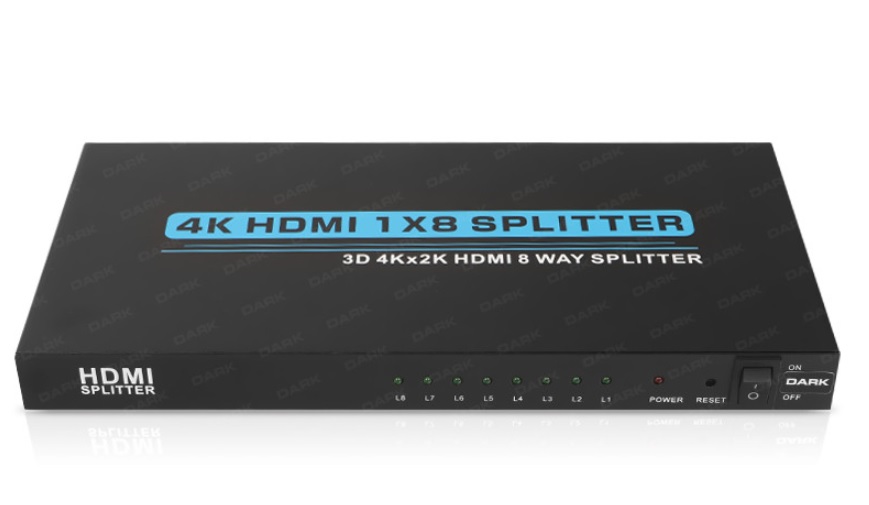 DARK DK-HD-SP8X1 Full HD 8 Çıkışlı HDMI Splitter (Çoklayıcı) - Gaziantep