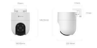 EZVIZ CS-H8C 2MP 4mm Wifi Dış Ortam PT Kamera Siren ve Flaş Işığı