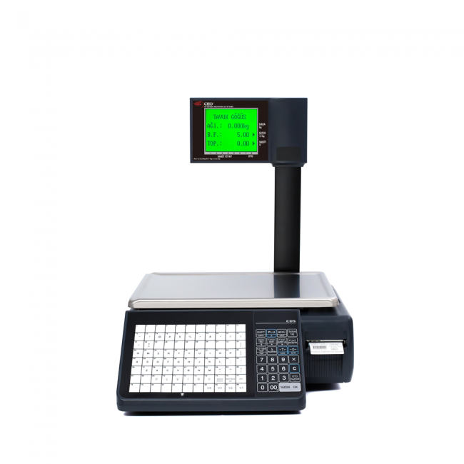 CEOPOS CDS-A5 30 KG Ethernet Boyunlu Barkodlu 3,5 " Göstergeli Terazi