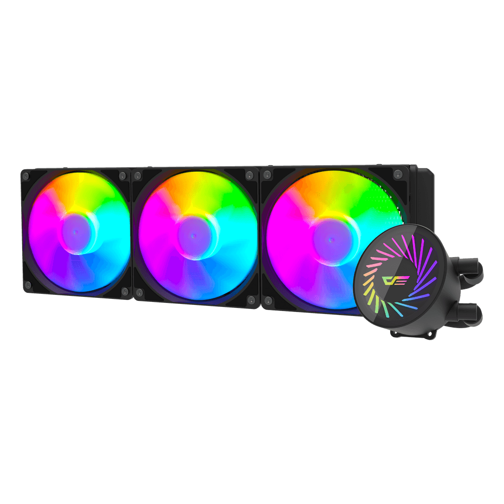 AIGO DCS360 LGA1700/AM4/AM5 360 mm ARGB Siyah Sıvı Soğutma