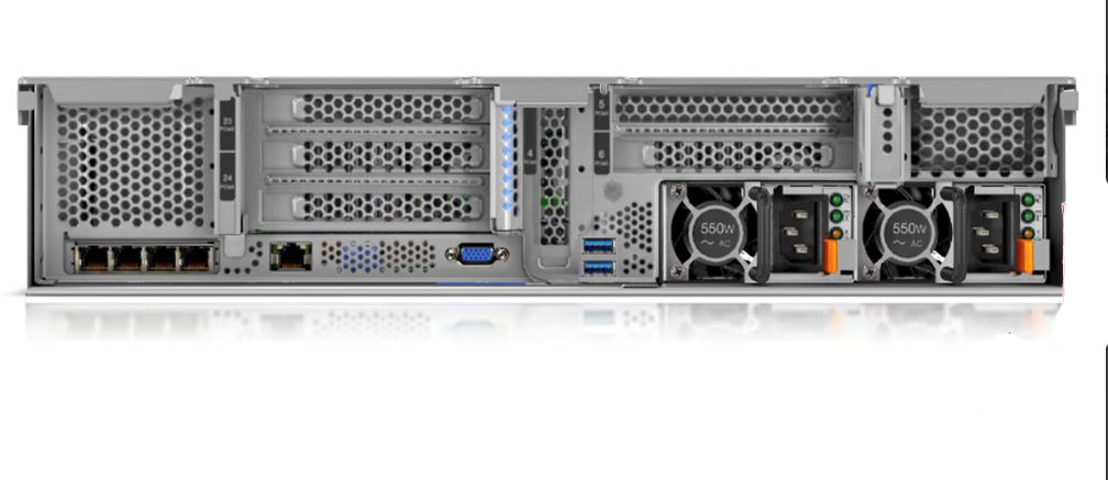 LENOVO 7X06A0PSEA-V2 SR650 SILVER 2x4210R (20C) 32GB(1x32) 3X960 SSD (Enterprise) 2U RACK 2x750W Titanium Server