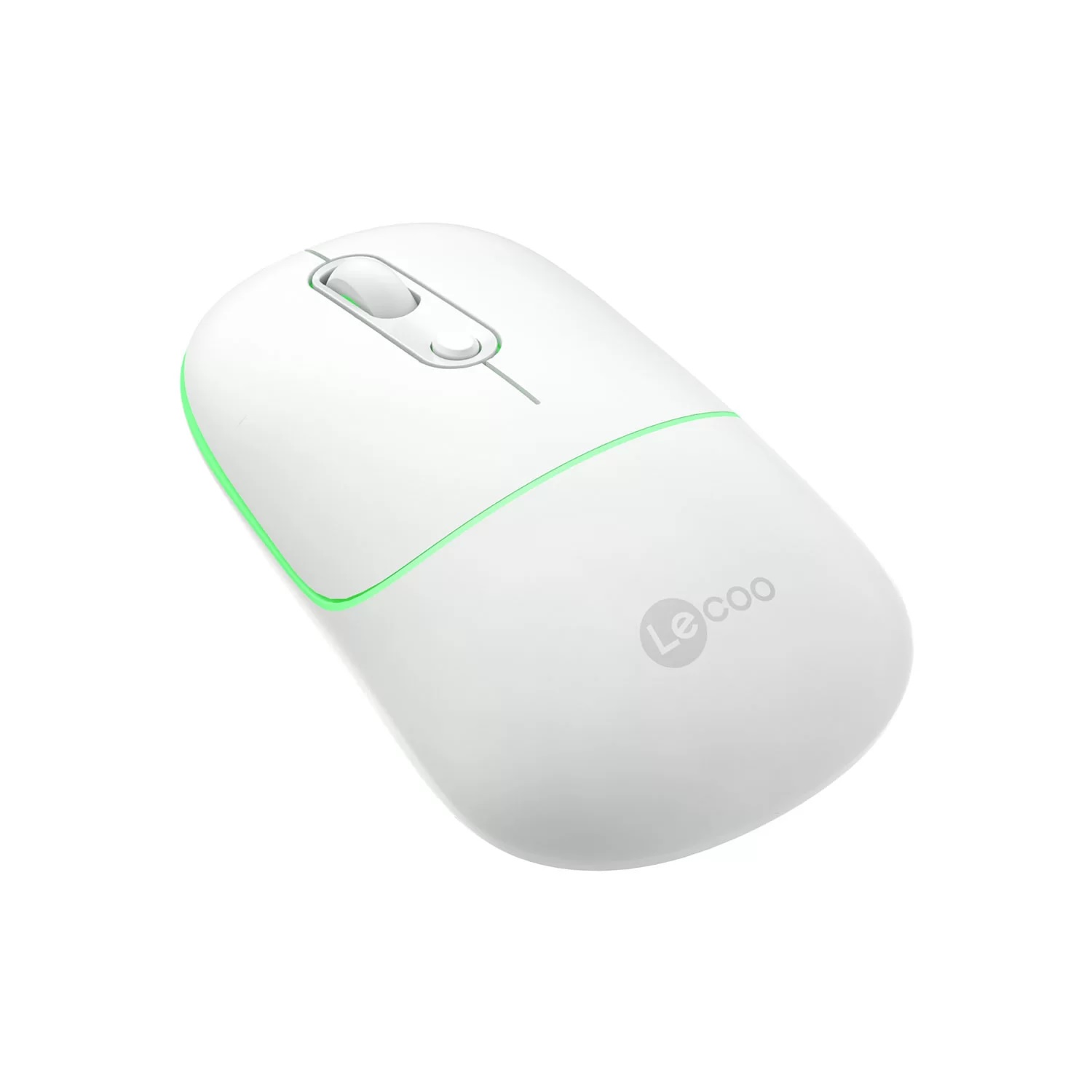 LENOVO LECOO WS210 WiFi+ Bluetooth Kablosuz 2.4Ghz Beyaz 4 Tuşlu Şarjlı Sessiz Kompakt Mouse