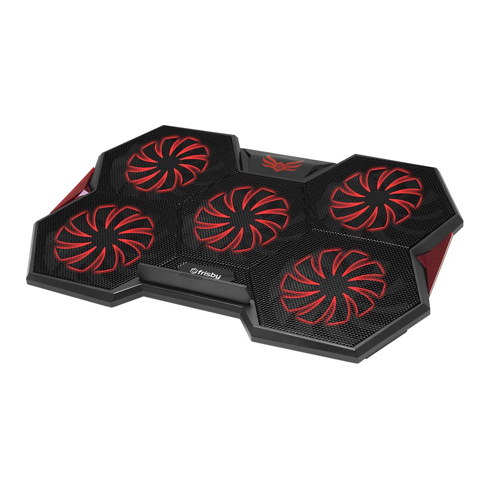 FRISBY FNC-5252B 17" ve Altı 5x Fan 3x Kademe 2xUSB Notebook Soğutucu Stand