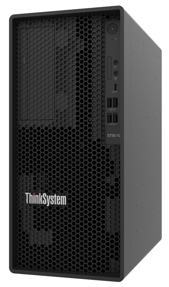 LENOVO ST50 V2 7D8JA043EA XEON E-2324G 16GB 2x960 SSD 4U TOWER 2022 Essentials Rok Raid 0,1 Server