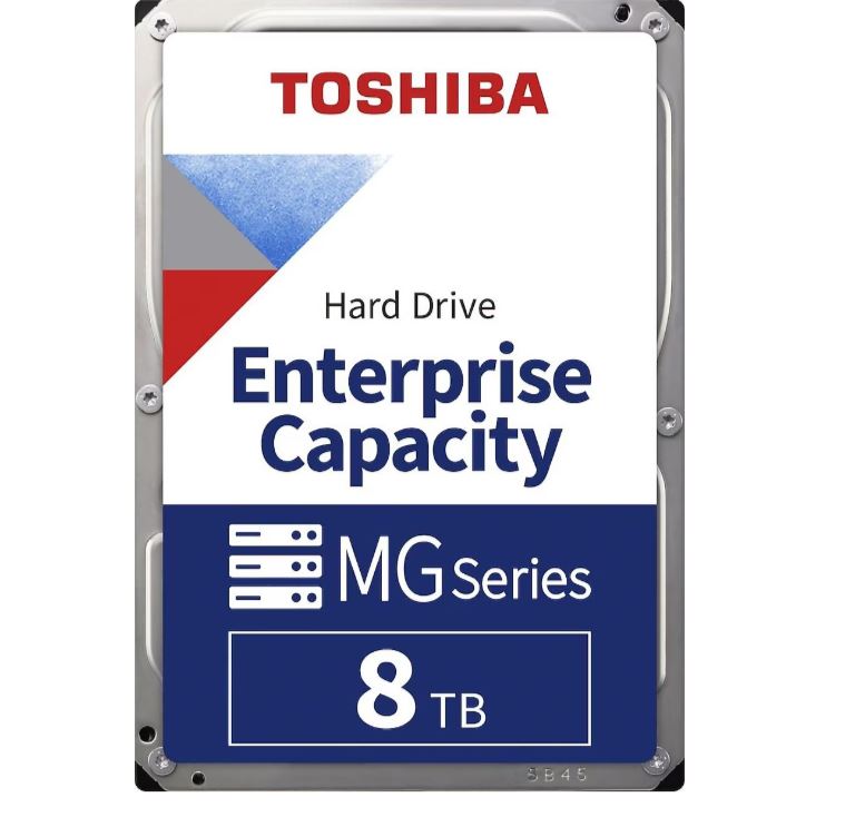 TOSHIBA MG10ADA800E-V S300 AI 3.5" 8TB 7200rpm 512MB SATA Enterprise 7/24 Harddisk
