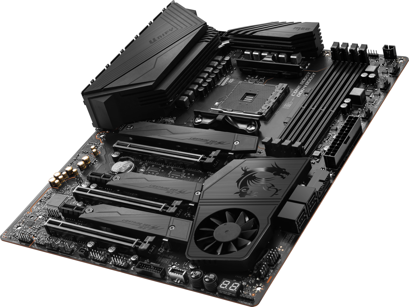 MSI MEG X570 UNIFY X570 DDR4 (Vga Yok) GLan 2.5GB ATX 2xM2 TYPE-C WIFI PCI-EX16*3 AM4 AMD Anakart