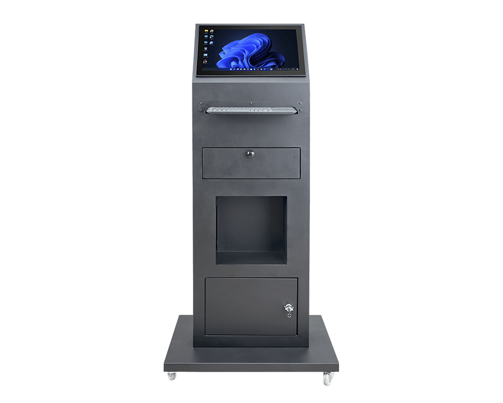 QUANMAX İ5 6200U 8GB DDR4 256GB NVMe SSD 18,5" Multi Dokunmatik Wi-Fİ Çekmeceli Endüstriyel Kiosk PC