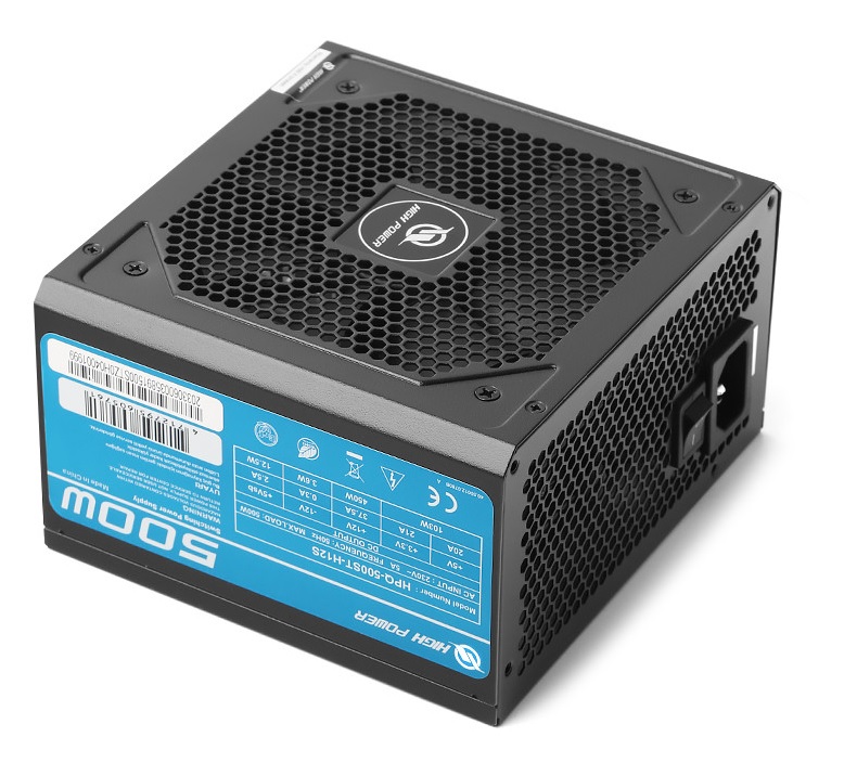 HIGH POWER HPQ-500ST-H12SBK 500W 80+ Siyah 12cm Fanlı (Bulk) Power Supply