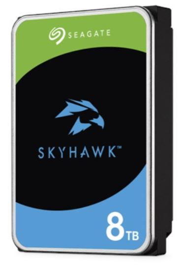 SEAGATE ST8000VX010 SKYHAWK 3.5" 8TB 5400rpm 256mb SATA 7/24 Harddisk