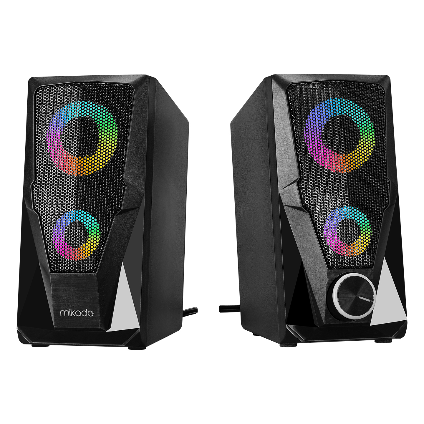 MIKADO MD-336 2.0 6W Siyah RGB Ledli Hoparlör