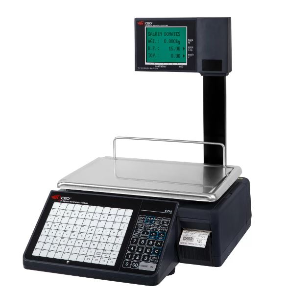 CEOPOS CDS-A5W 30 KG Ethernet + Wifi Boyunlu Barkodlu 3,5 " Göstergeli Terazi
