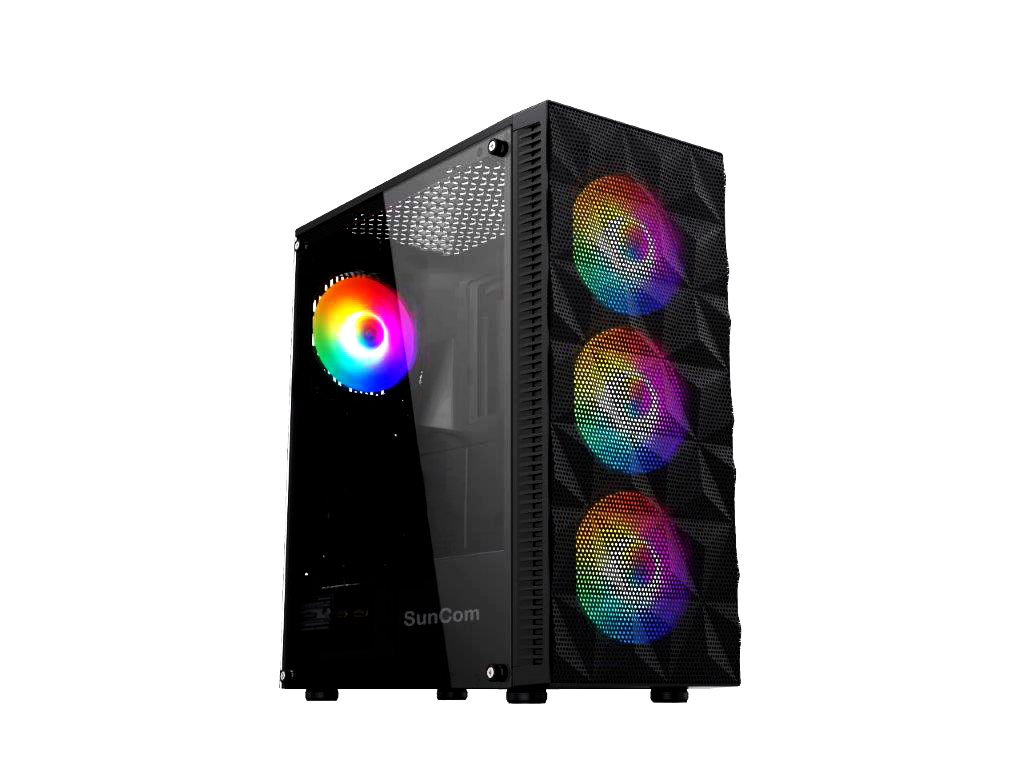 SUNCOM Gaming SG1-111 Ryzen 5 5500 32GB 512GB SSD 6gb GTX1660Ti DOS Masaüstü PC
