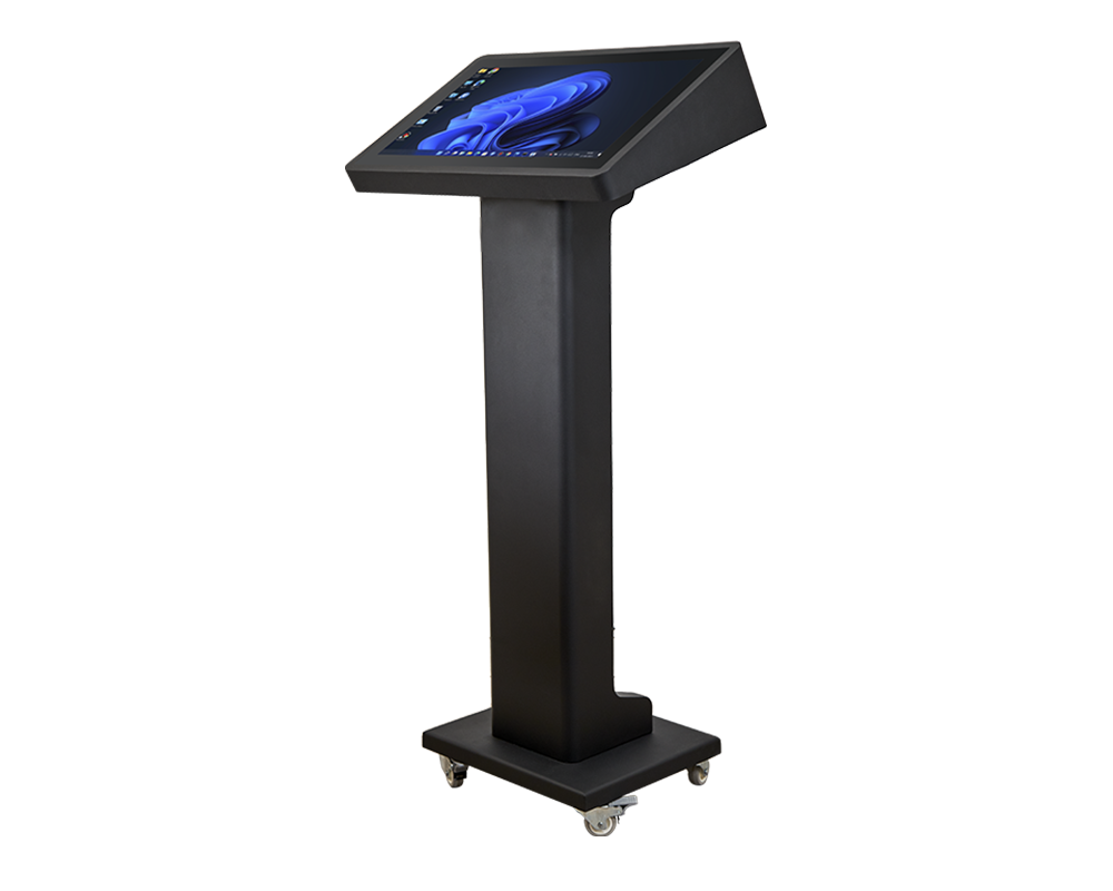 ZENYO KSK-1850 J 6412 8GB DDR4 256GB NVMe 18,5" Multi Dokunmatik Wi-Fi 2D Okuyucu 80MM YAZICI Dikey Endüstriyel Kiosk PC