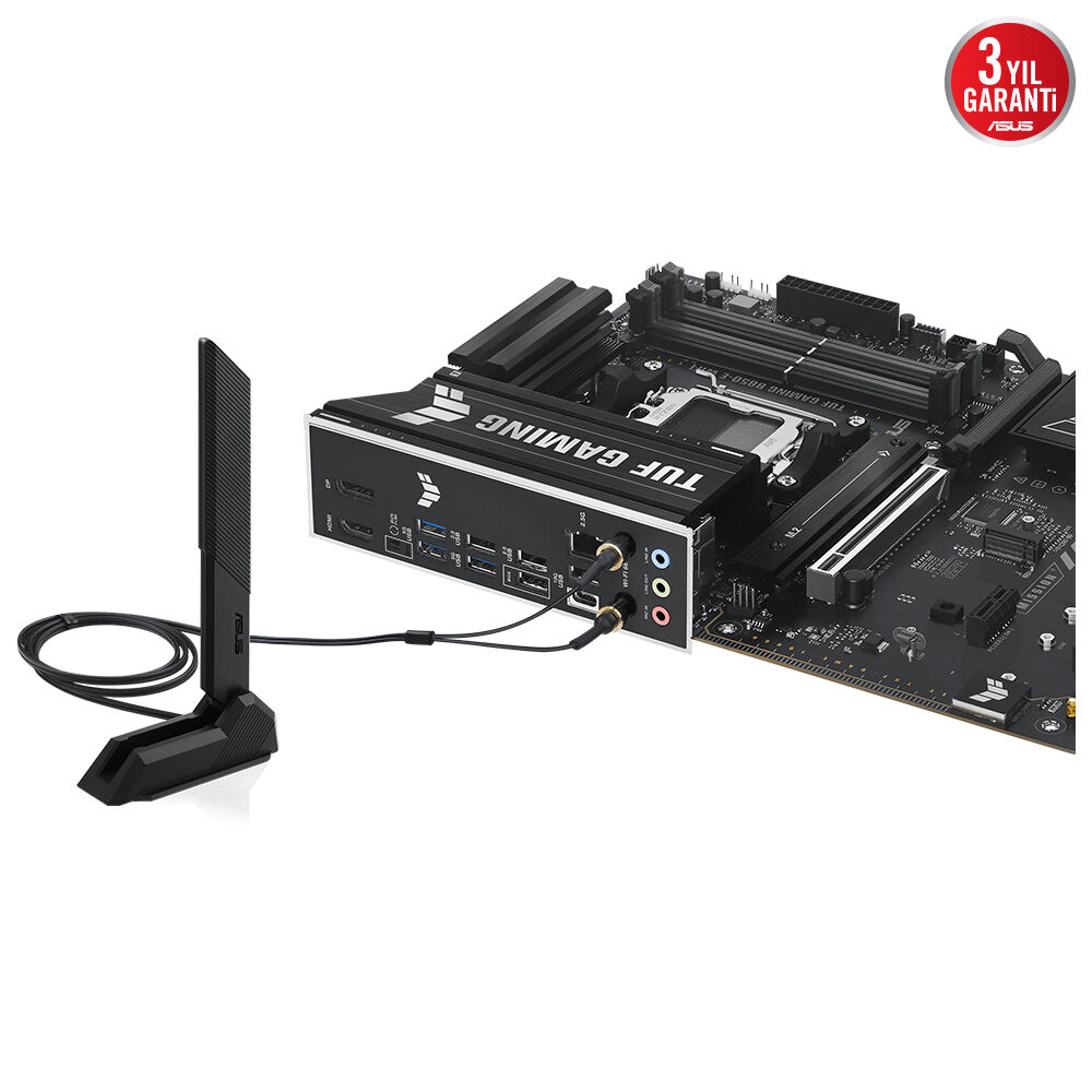 ASUS TUF GAMING B850-E WIFI B850 DDR5 (Vga Yok) GLan 2.5G ATX HD DP TYPE-C M2 WIFI BT AM5 AMD Anakart
