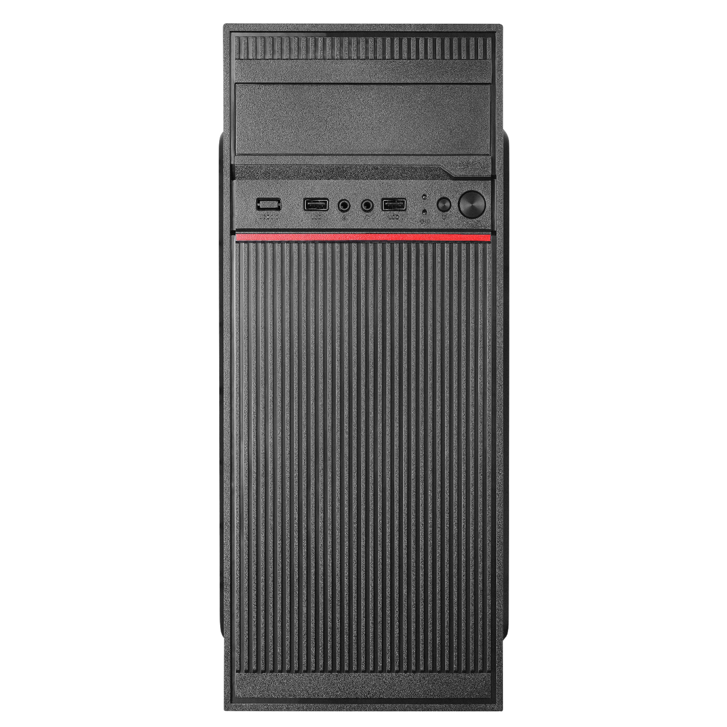 EVEREST K210 250W PEAK Siyah-Kırmızı Kompakt Tasarım Mid Tower ATX Kasa