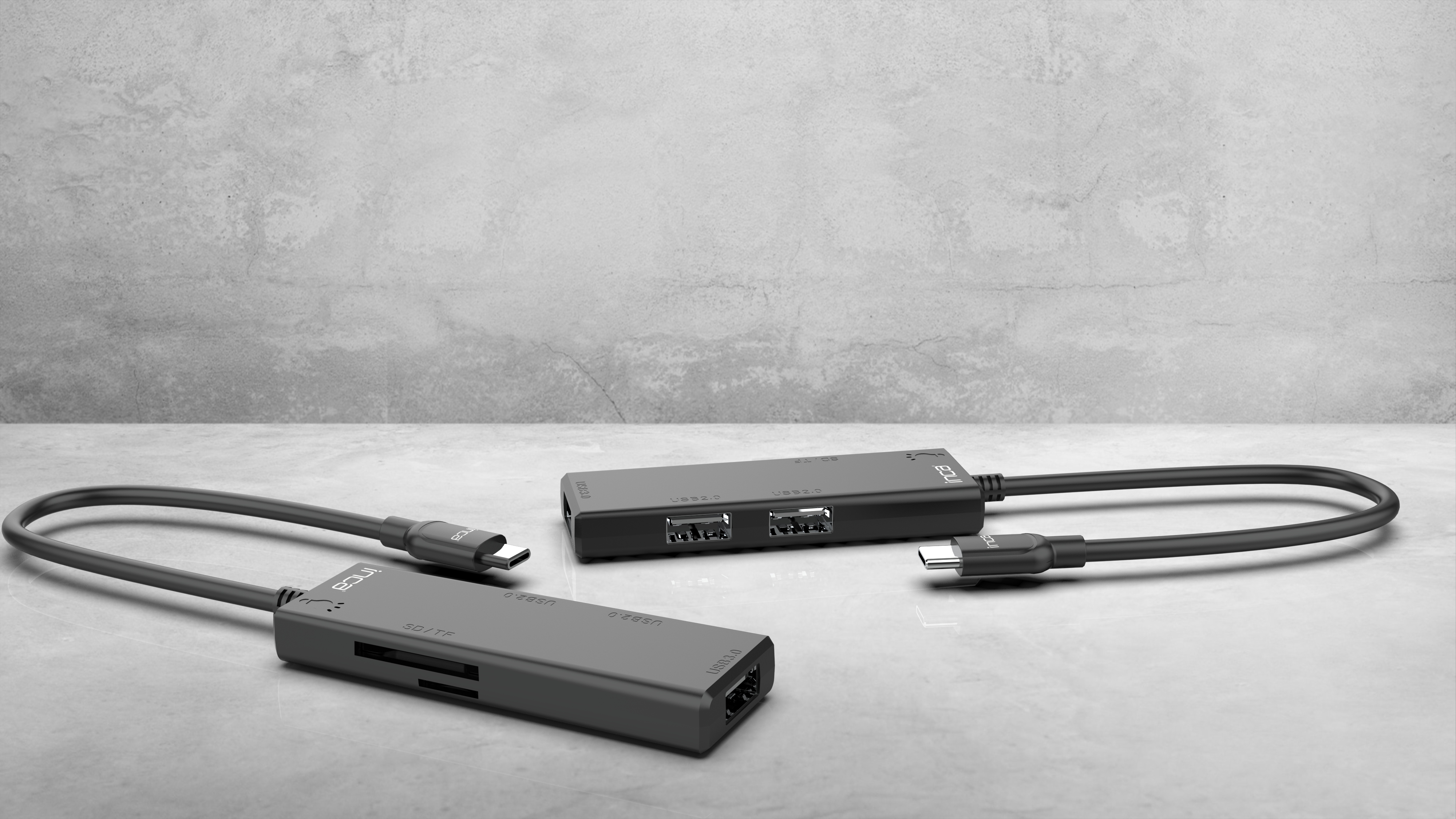 INCA ITPC-5T Type-C Hub X5 USB 3.0+2*USB 2.0 +SD+MicroSD