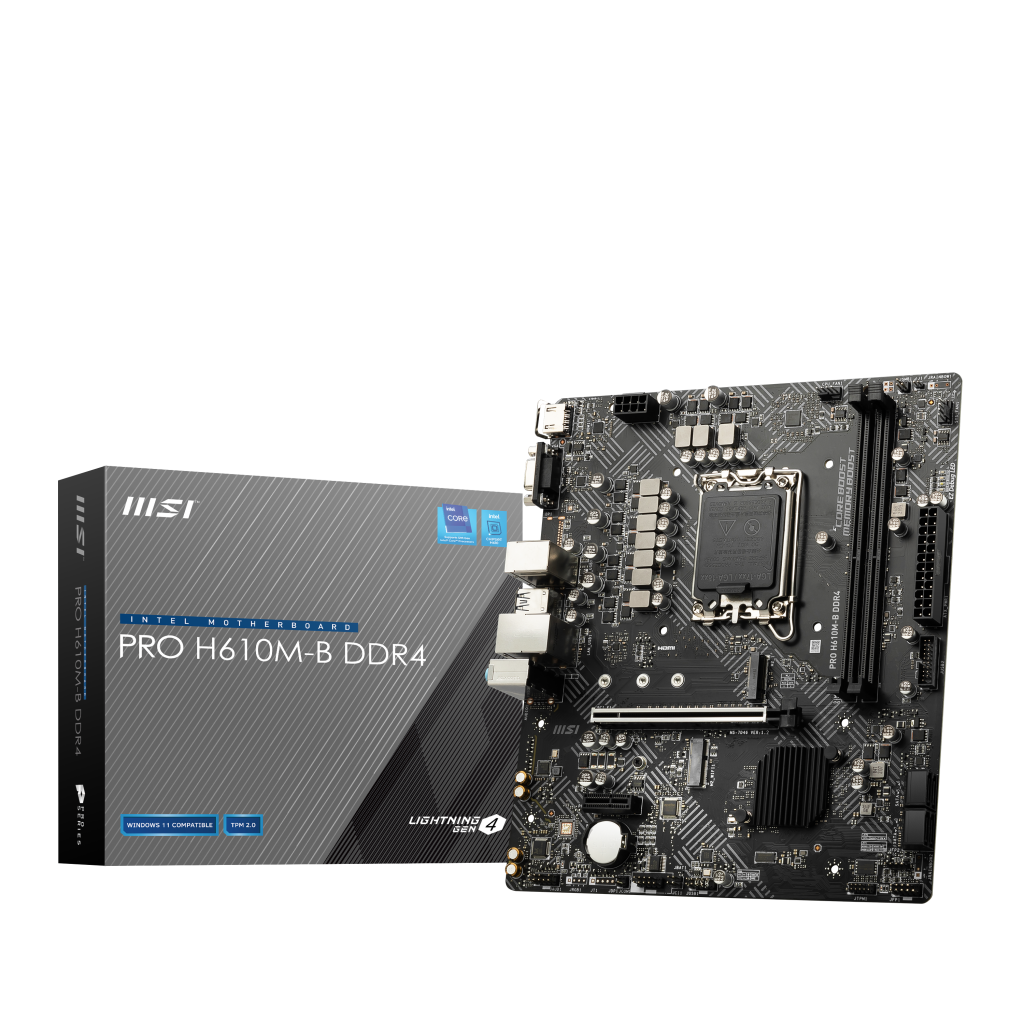 MSI H610M BOMBER H610 DDR4 Vga GLan mATX HDMI USB3 M2 1700p Anakart ...