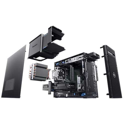 DELL Precision 3680 3680_i7-14700-1 İ7-14700 16GB 512GB SSD 4gb T400 W11P Masaüstü İş istasyonu