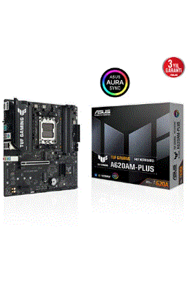 ASUS TUF GAMING A620AM-PLUS A620 DDR5 (Vga Yok) GLan 2.5G mATX HD DP RGB AM5 AMD Anakart ürün görseli