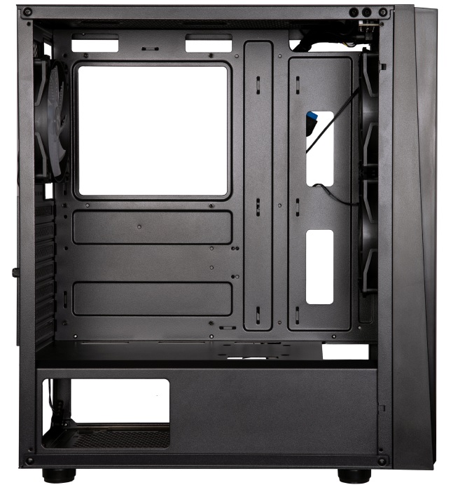 BITFENIX HEL-300-KKGXP-3F HELIOS Powersız Siyah Tempered Glass Mid Tower ATX Kasa