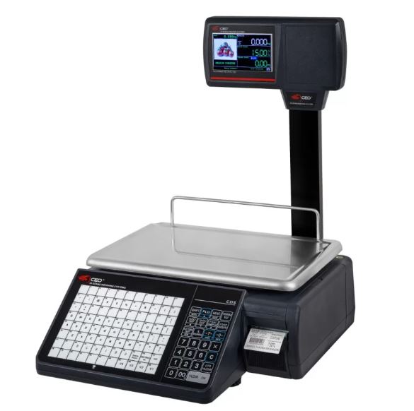 CEOPOS CDS-30A+ 30 KG Ethernet Boyunlu Barkodlu 3,5 " Göstergeli Terazi