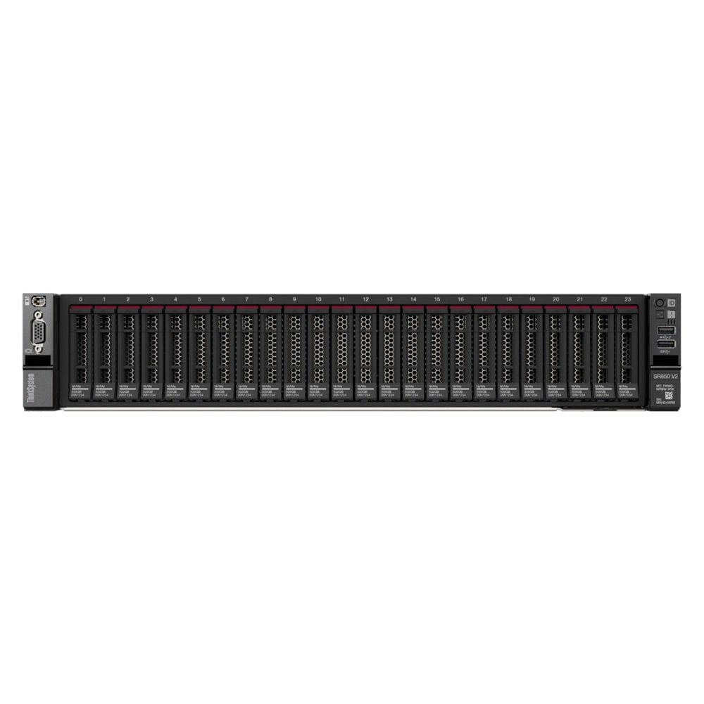 LENOVO SR650 V2 7Z73A0APEA-V10 SILVER 4310 (12C) 128GB(2x64) 3x960GB SSD 2U RACK 1x1100W Server ürün görseli