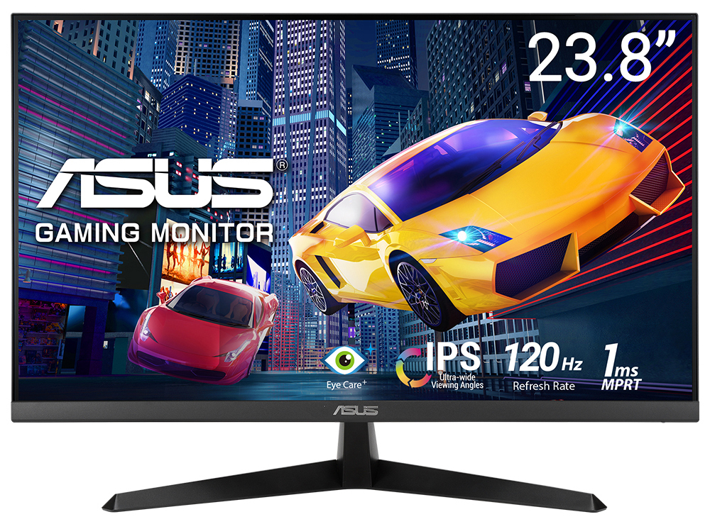 ASUS VY249HGR 23.8" LED IPS 1ms 120Hz 1920x1080 FullHD VGA HDMI (Vesa) AdaptiveSync Siyah Monitör