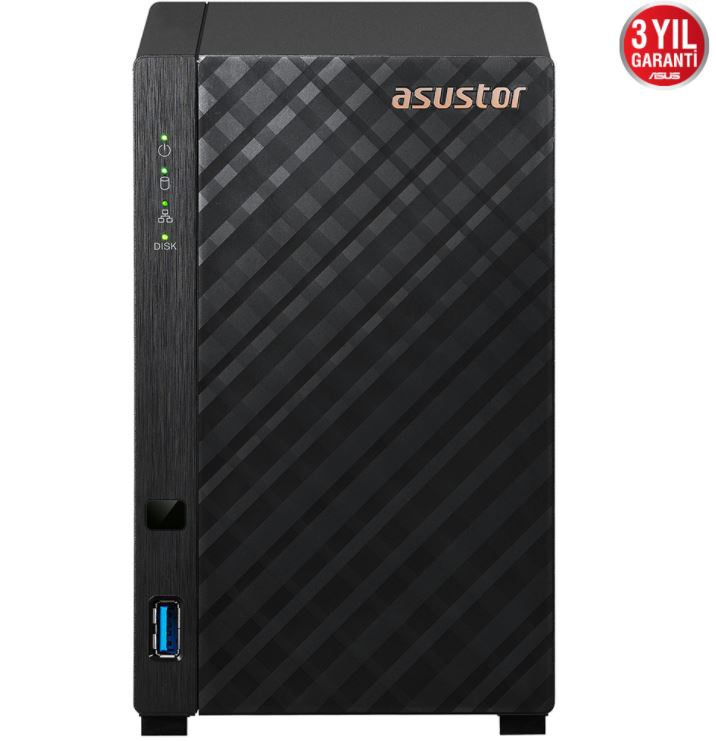 ASUSTOR AS1102T (2X18TB Desteği) RAID(0-1) NAS Server